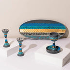 Serving tray with colorful striped design – Ovela series - Che Cose Belle