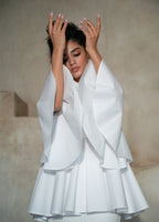 Sesta Italian Design White Gabardine Shirt - Che Cose Belle
