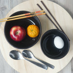 Space Cats Ramen Bowl, Farmhouse Style Handmade Pottery Dishware