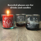 Medusa Rustic Recycled Glass Tumbler