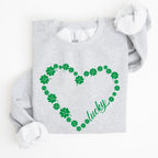 Shamrock Heart, Lucky, St Patrick's Day Sweatshirt - Che Cose Belle