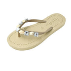 Shell Beach - Crystal Flat Flip Flops Sandal - Che Cose Belle