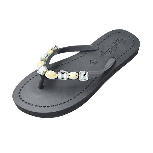 Shell Beach - Crystal Flat Flip Flops Sandal - Che Cose Belle
