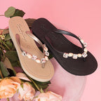 Shell Beach - Crystal Flat Flip Flops Sandal - Che Cose Belle