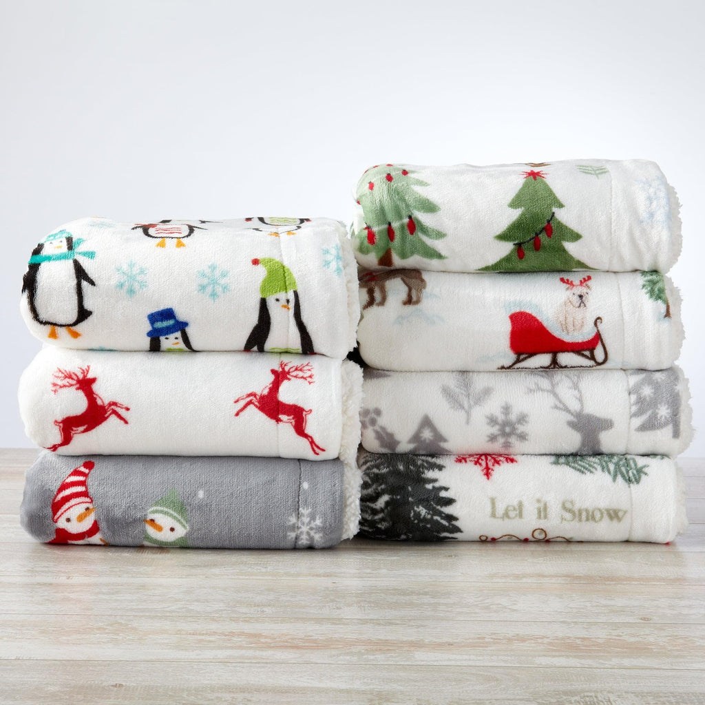 Sherpa Throw Blanket - Eve Collection - Che Cose Belle