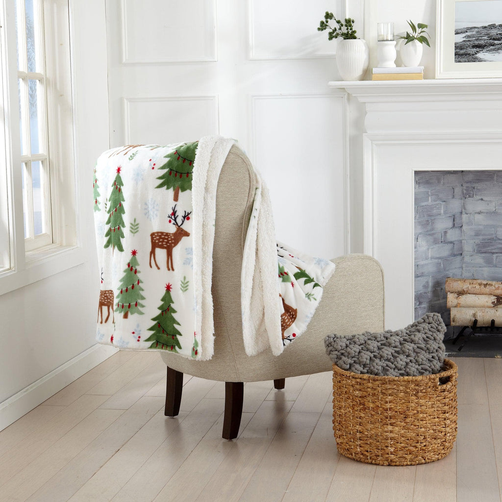 Sherpa Throw Blanket - Eve Collection - Che Cose Belle