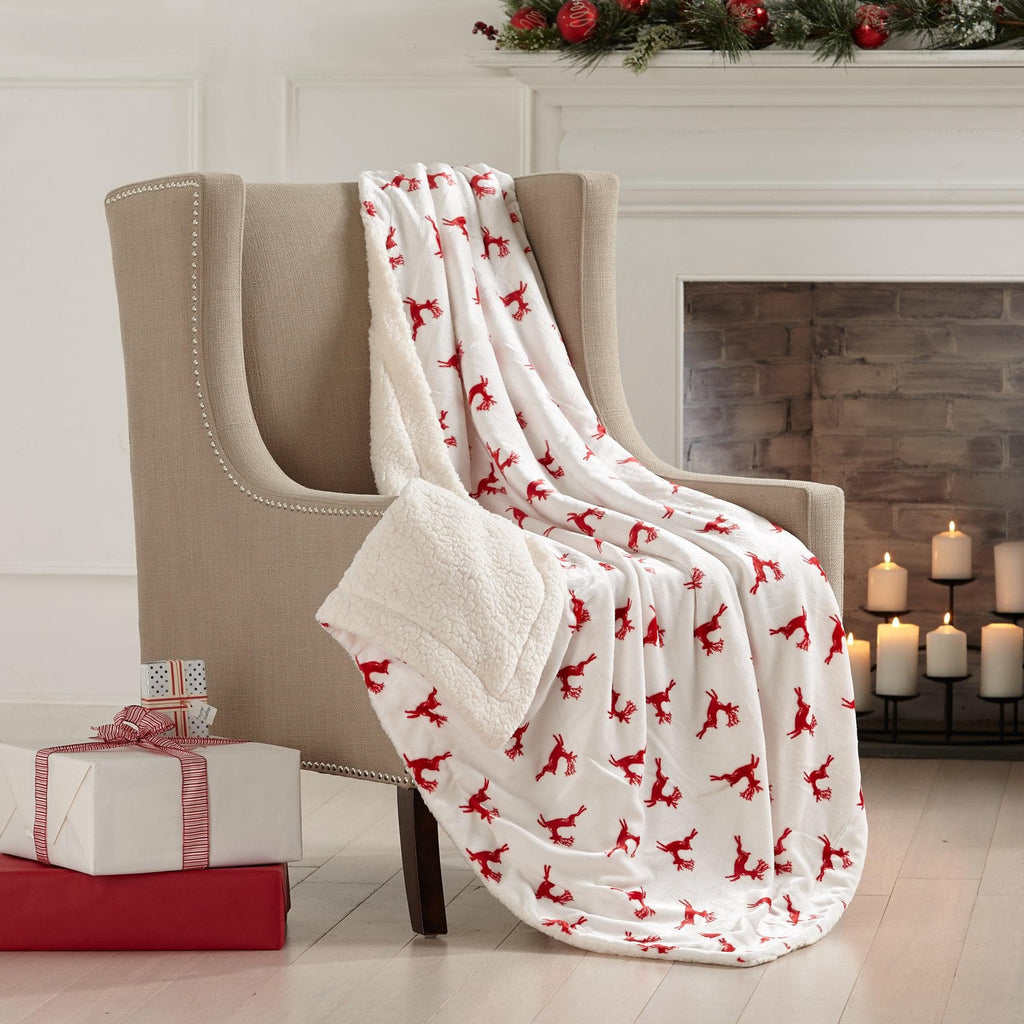 Sherpa Throw Blanket - Eve Collection - Che Cose Belle