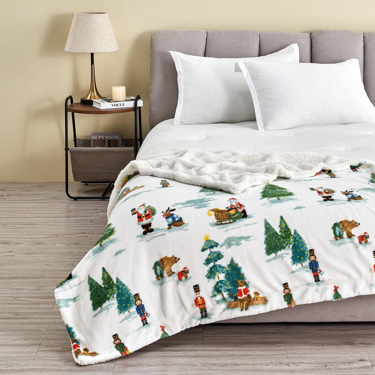 Sherpa Throw Blanket - Eve Collection - Che Cose Belle