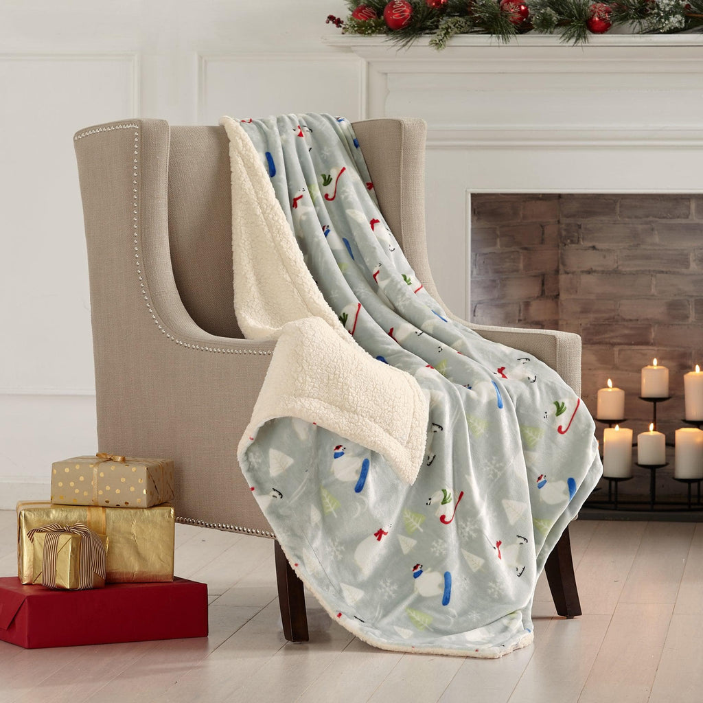 Sherpa Throw Blanket - Eve Collection - Che Cose Belle