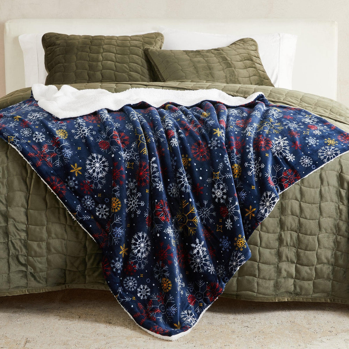 Sherpa Throw Blanket - Eve Collection - Che Cose Belle