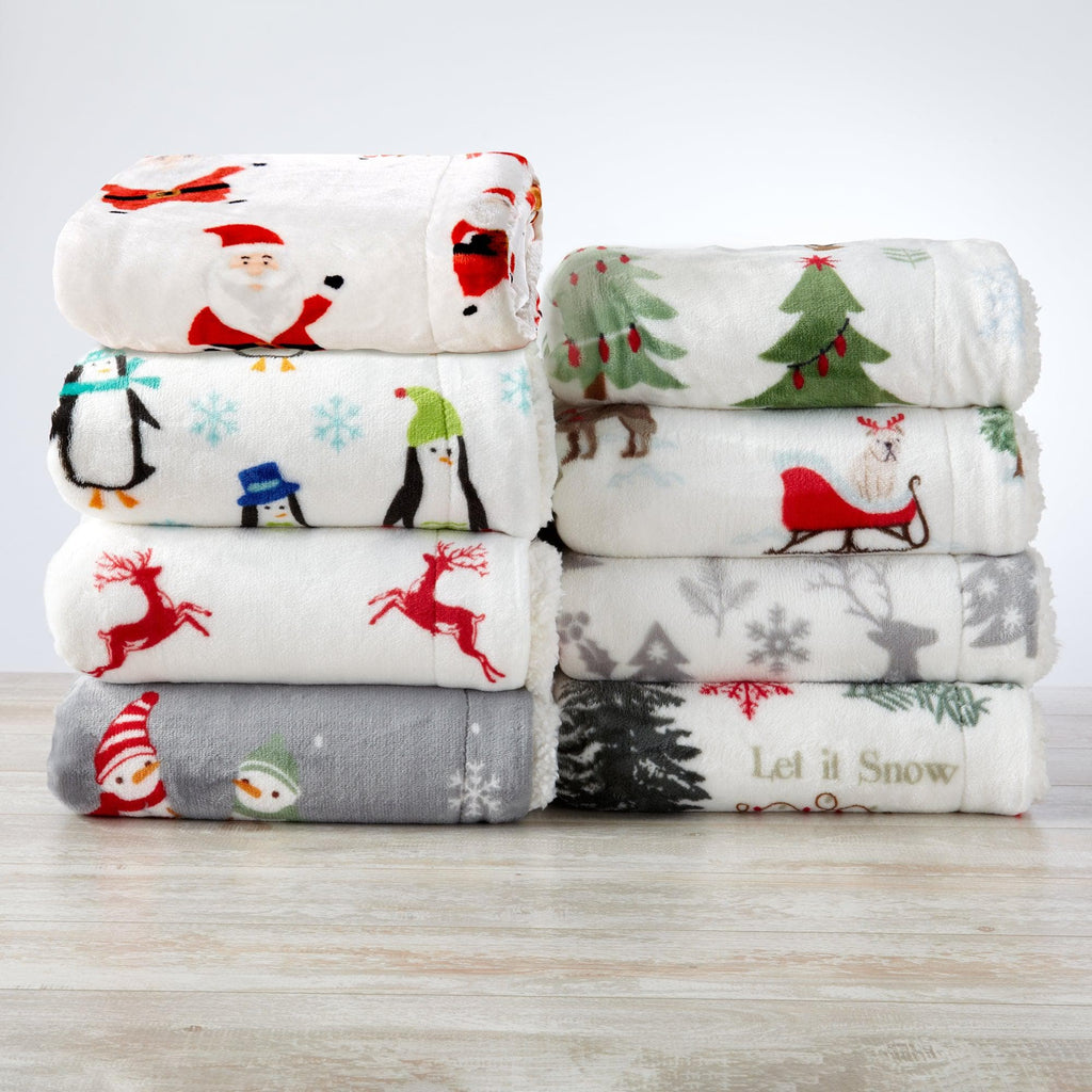 Sherpa Throw Blanket - Eve Collection - Che Cose Belle