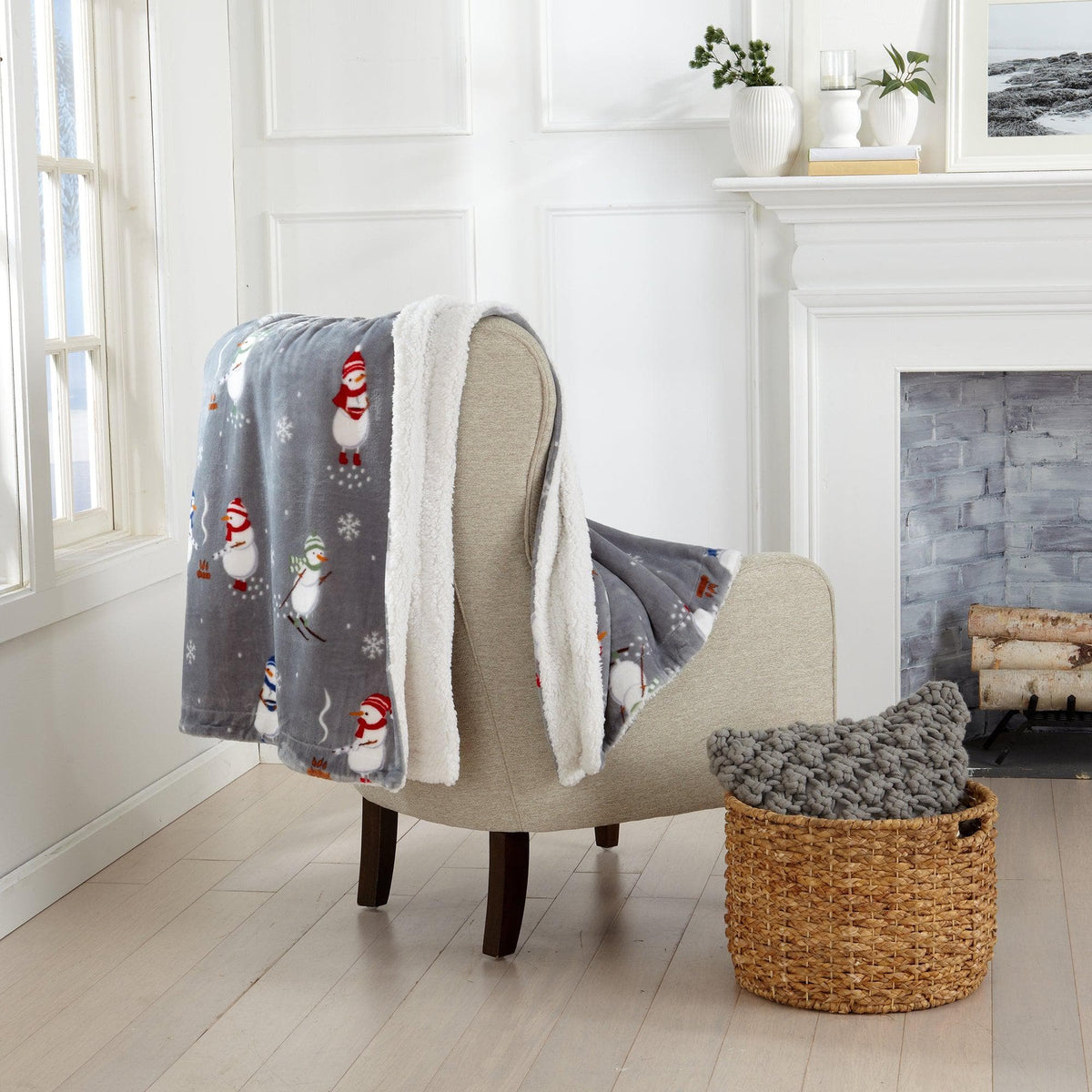 Sherpa Throw Blanket - Eve Collection - Che Cose Belle