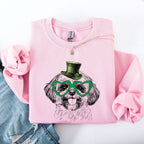 Shih Tzu, Adorable Dog, St Patrick's Day, Lucky, Irish Sweatshirt - Che Cose Belle
