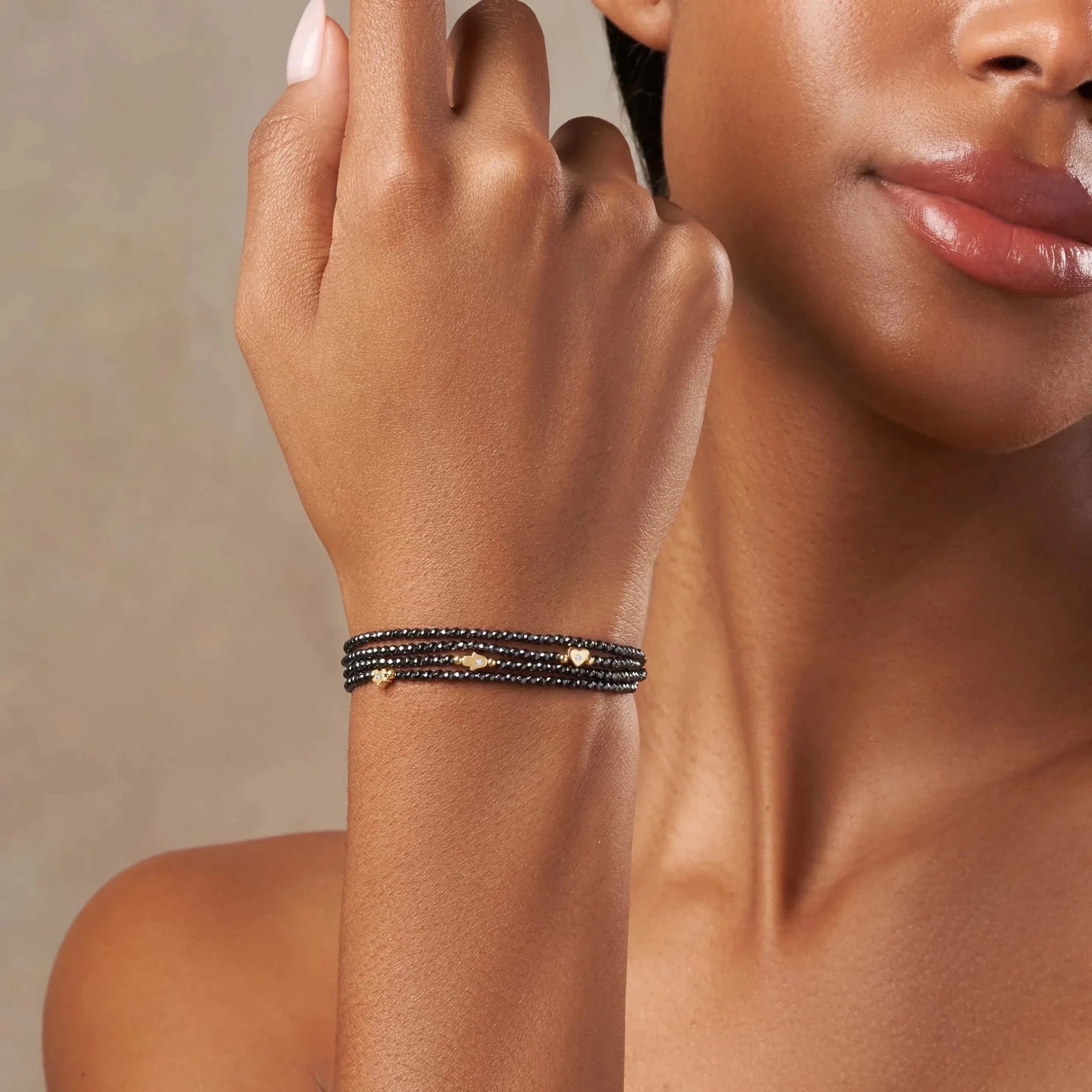 Shining Connection - Hematite Bracelet - Che Cose Belle