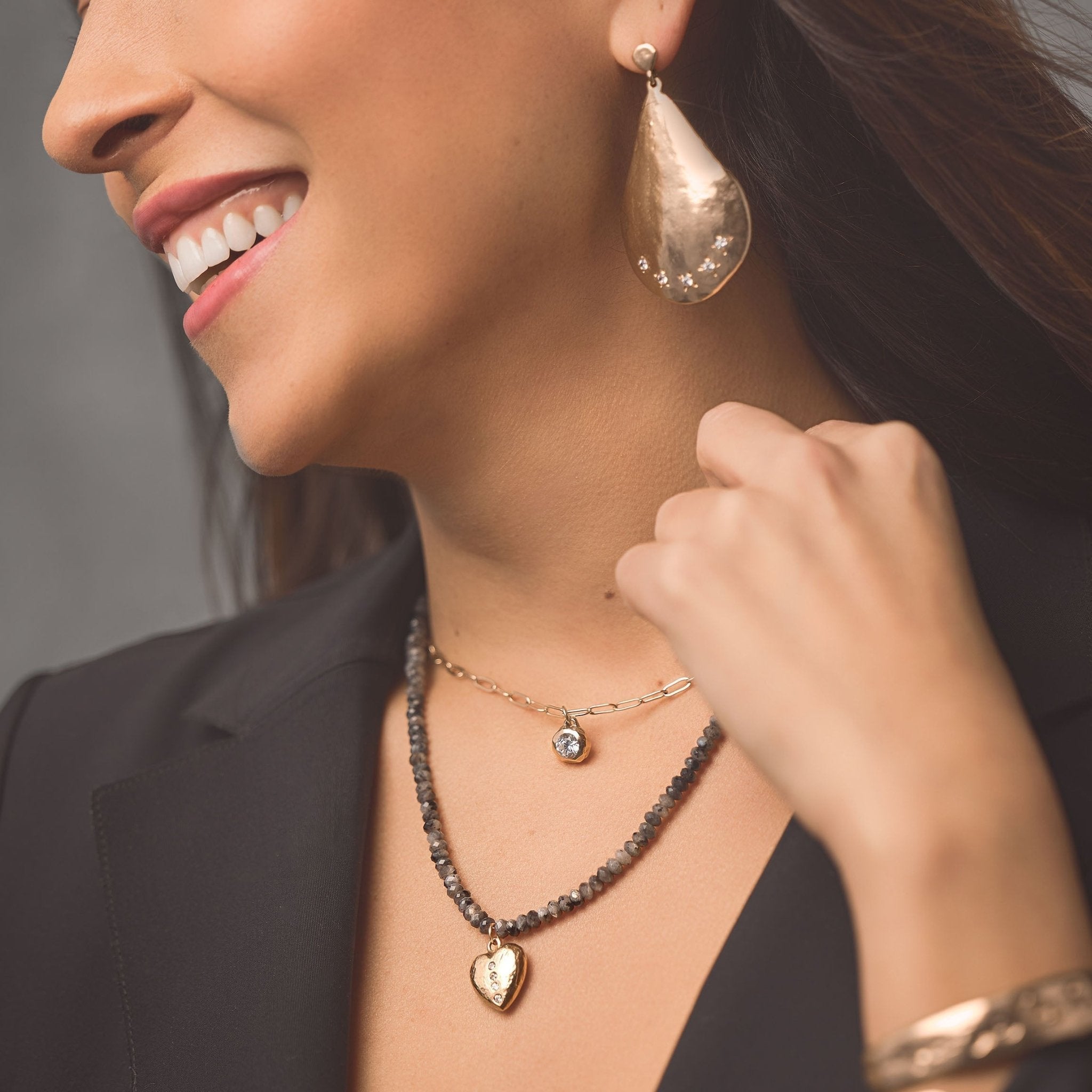 Shining Love, Night Sky Bronze Necklace - Che Cose Belle