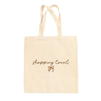 Shopping Local Script + Bow Tote Bag - Che Cose Belle
