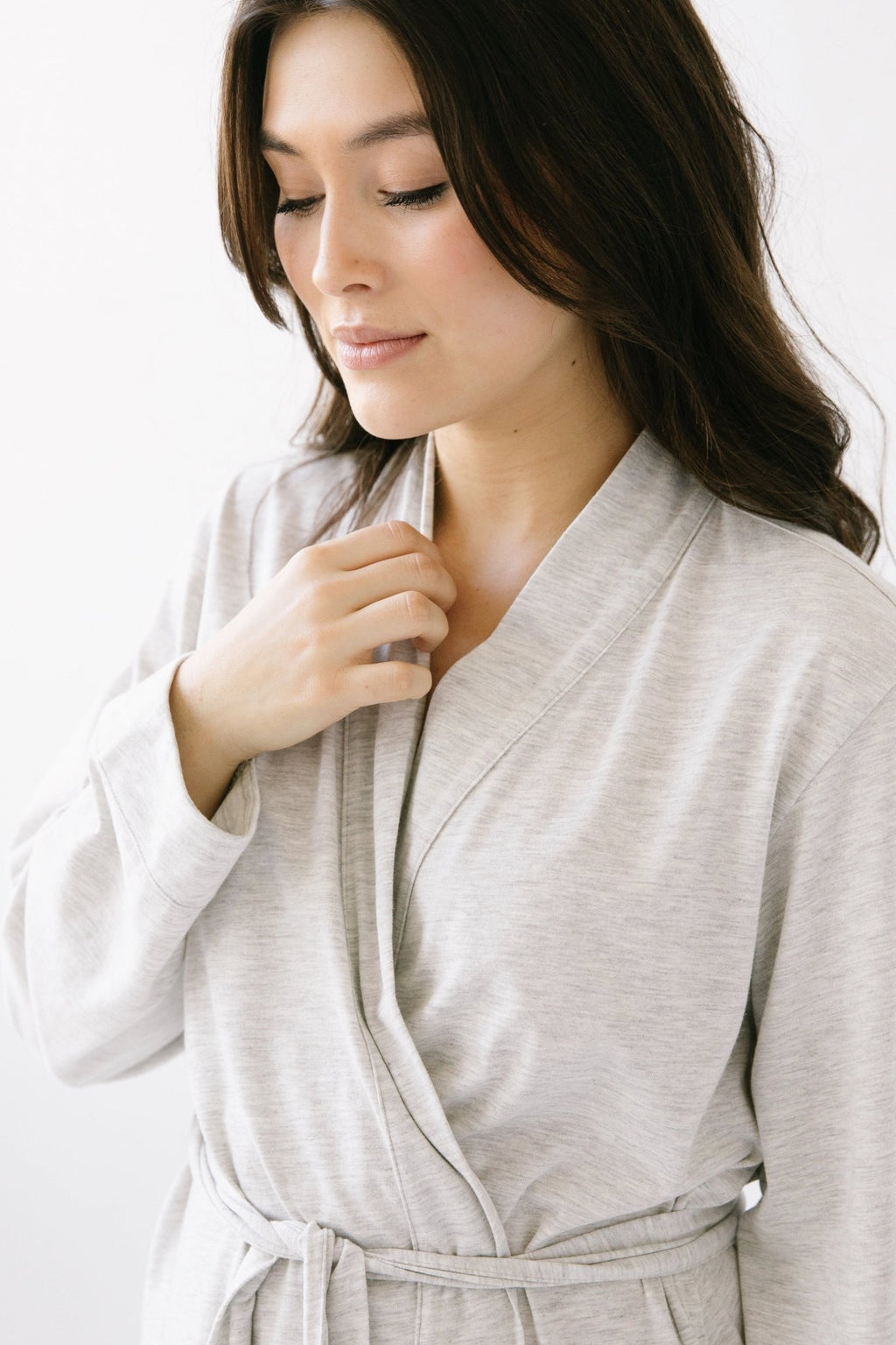 Short Travel Robe in Pima Cotton - Che Cose Belle