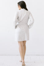 Short Travel Robe in Pima Cotton - Che Cose Belle
