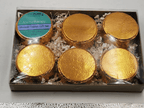 Gift Set with 6 Aromatherapy Shower Tablets - Best Sellers - GOLD - 100% Essential Oil Blends - Che Cose Belle