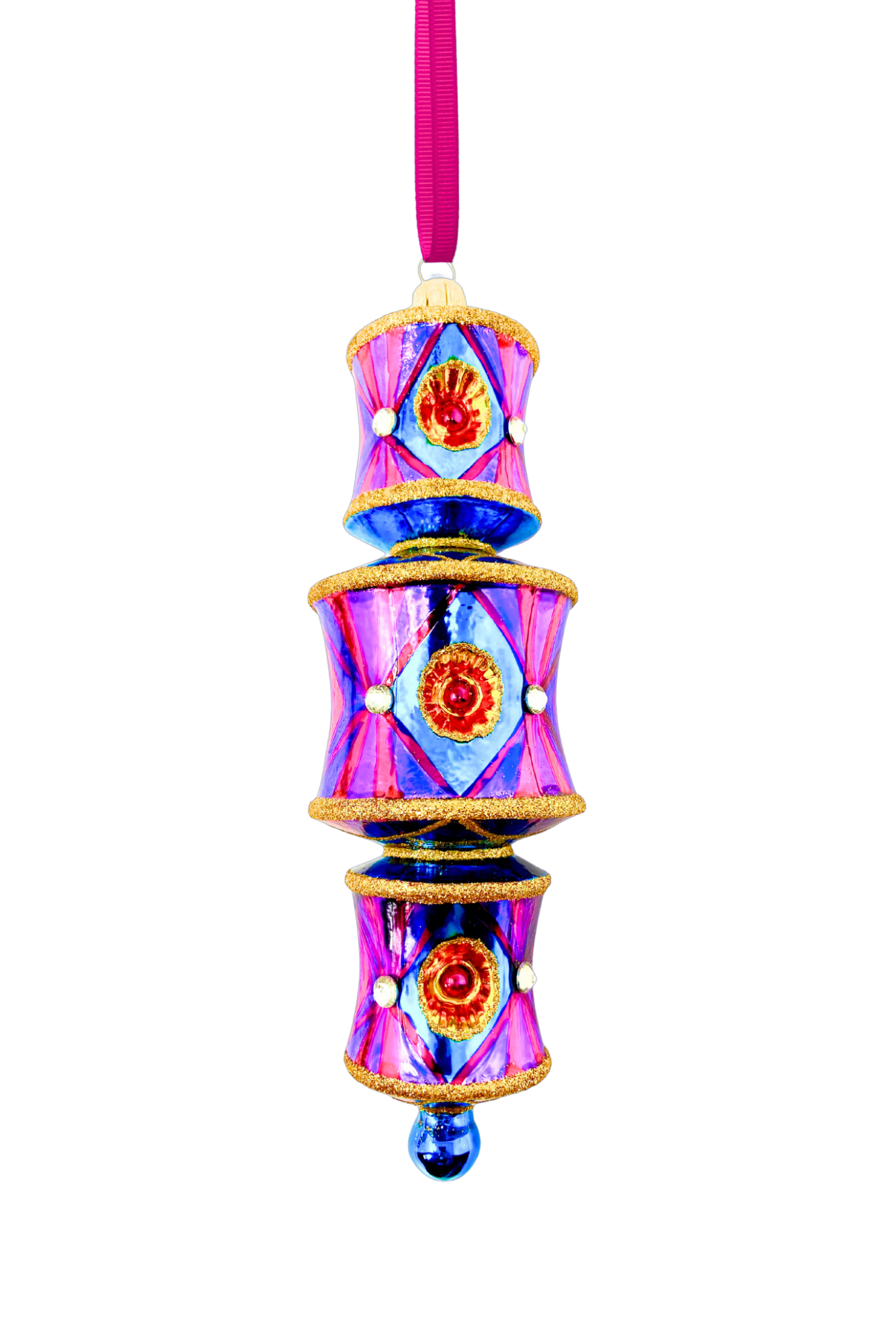 Showgirl Dazzler Glass Ornament - Che Cose Belle