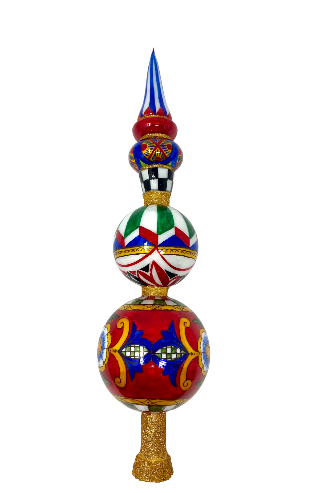 Sicilian Carretto Finial Tree Topper - Che Cose Belle