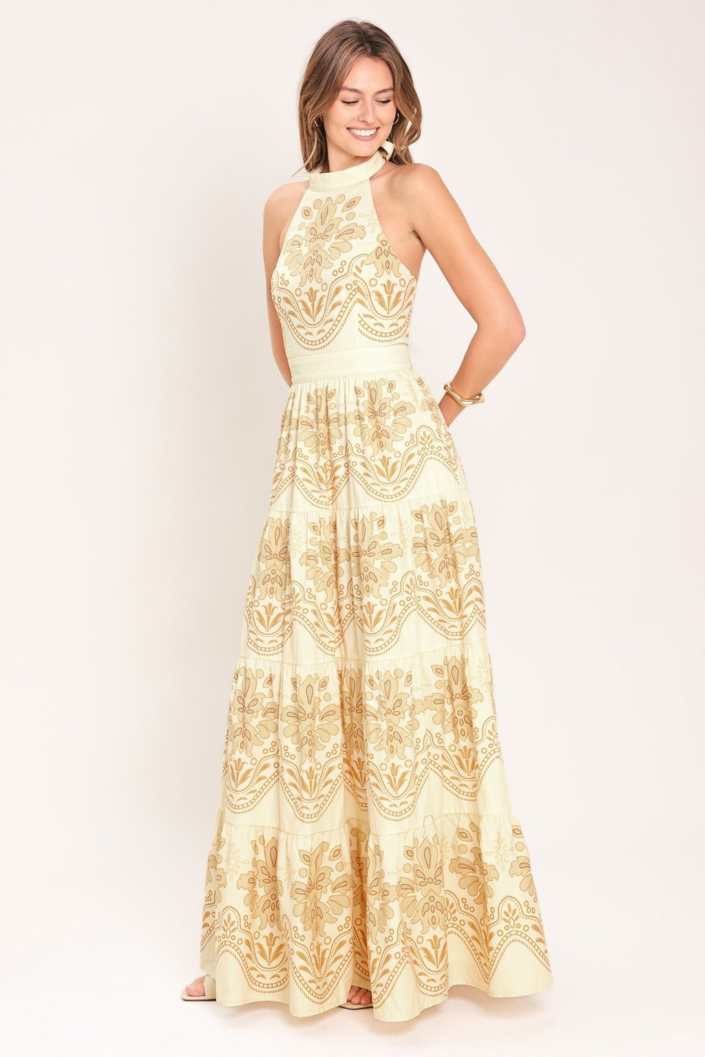 SICILIAN SUMMER WOVEN MAXI DRESS - Che Cose Belle