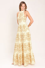 SICILIAN SUMMER WOVEN MAXI DRESS - Che Cose Belle