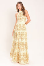 SICILIAN SUMMER WOVEN MAXI DRESS - Che Cose Belle