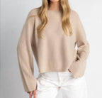 Sienna Ribbed Wide Sleeve Sweater - Che Cose Belle