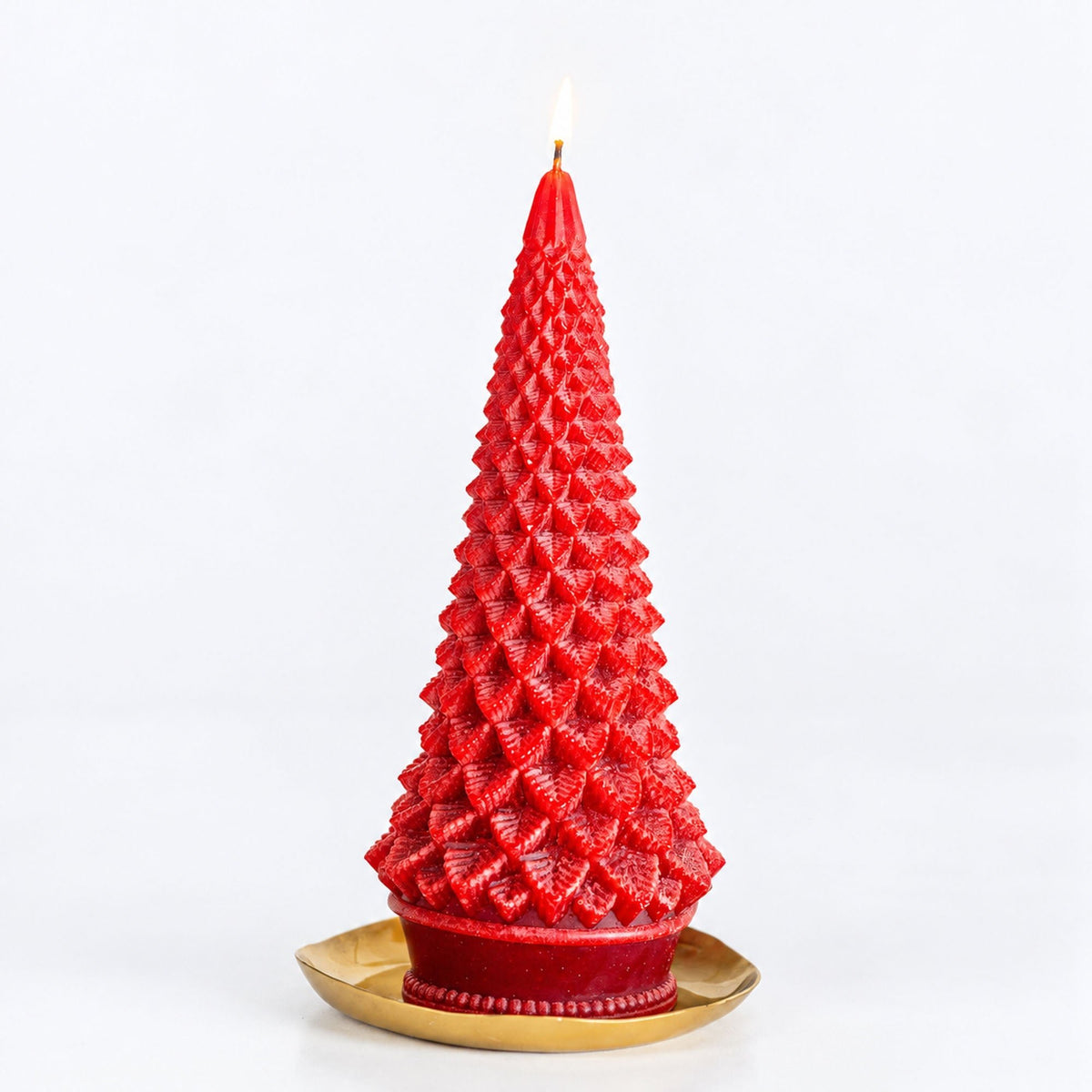 Signature Sculpted Tree Candle - Spicy Apple - Che Cose Belle