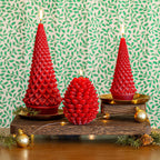 Signature Sculpted Tree Candle - Spicy Apple - Che Cose Belle