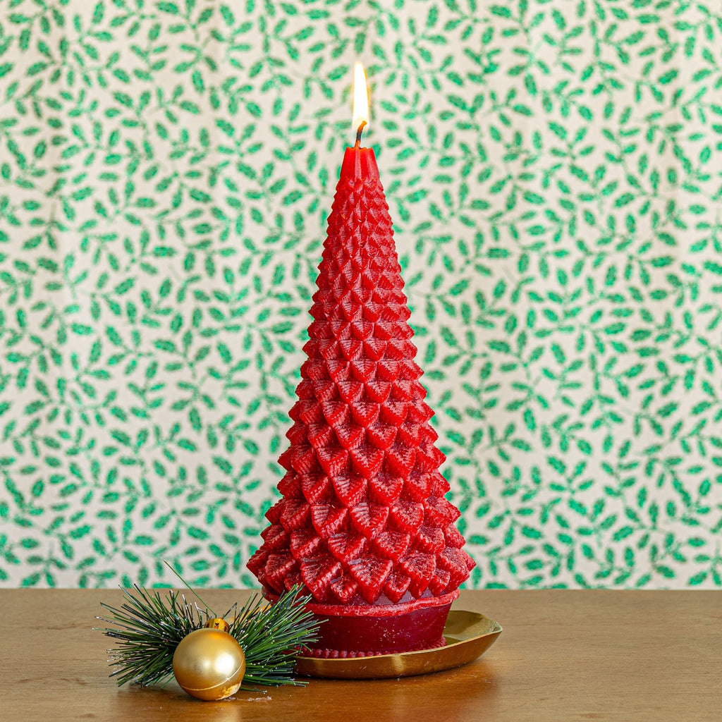 Signature Sculpted Tree Candle - Spicy Apple - Che Cose Belle