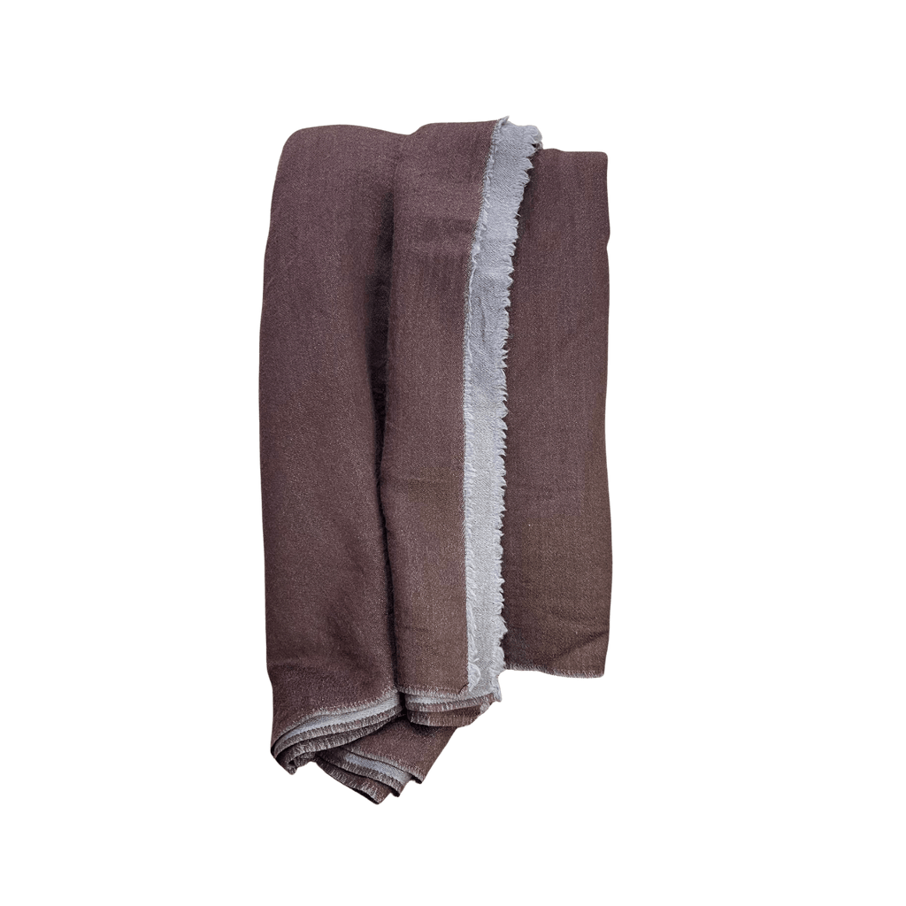 Silk Merino Throw Blanket - Charcoal - Che Cose Belle