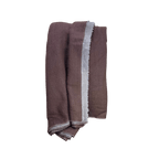 Silk Merino Throw Blanket - Charcoal - Che Cose Belle