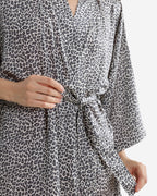 Silky Lyocell Leopard Print Kimono | Last Chance - Che Cose Belle