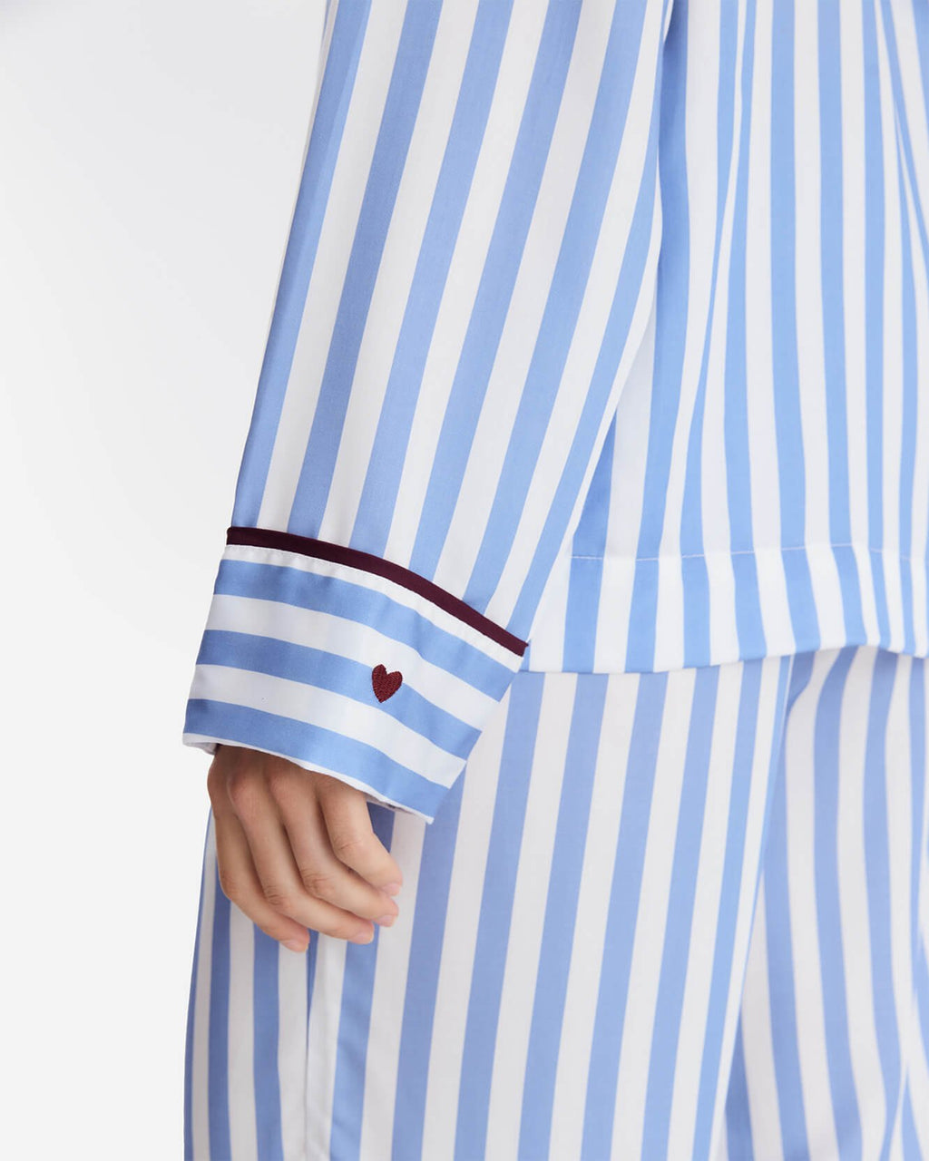 Silky Lyocell Lovely Stripes Long Pajama Set - Che Cose Belle