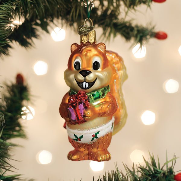 Silly Christmas Squirrel Ornament - Che Cose Belle