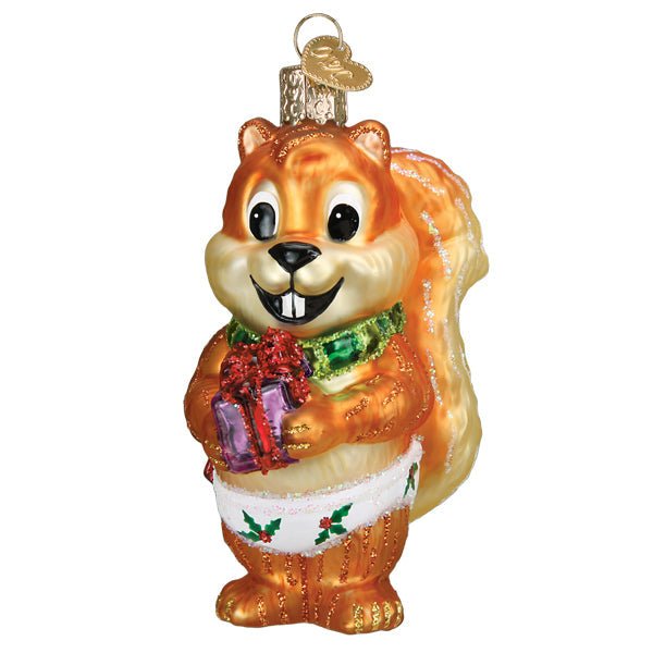 Silly Christmas Squirrel Ornament - Che Cose Belle