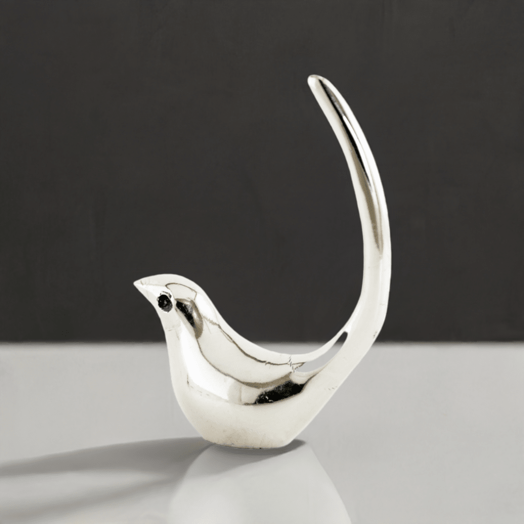 Silver Bird Ring Holder Jewelry -Jewelry Organizer - Che Cose Belle