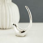 Silver Bird Ring Holder Jewelry -Jewelry Organizer - Che Cose Belle
