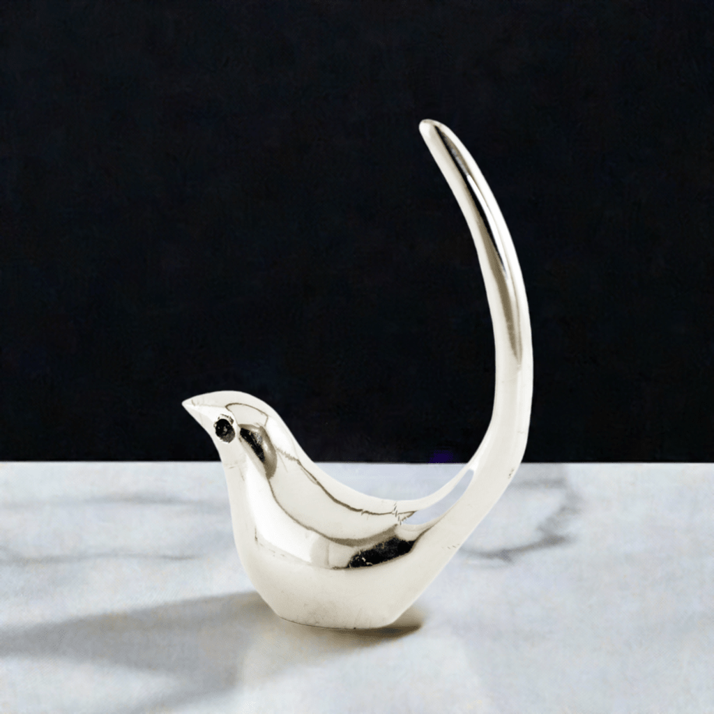 Silver Bird Ring Holder Jewelry -Jewelry Organizer - Che Cose Belle