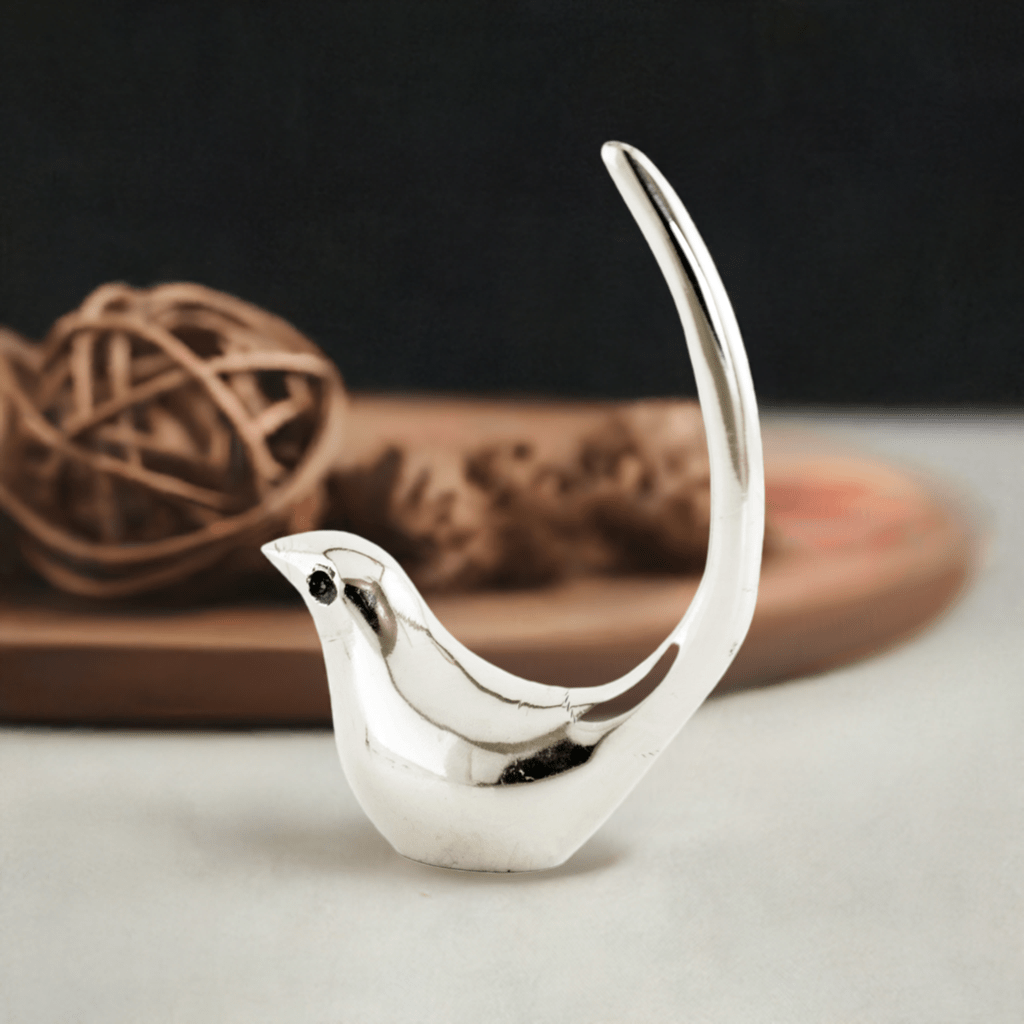 Silver Bird Ring Holder Jewelry -Jewelry Organizer - Che Cose Belle