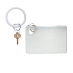 Large Pouch Wristlet - Quicksilver Confetti