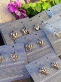 SILVER HEART EARRINGS - Che Cose Belle
