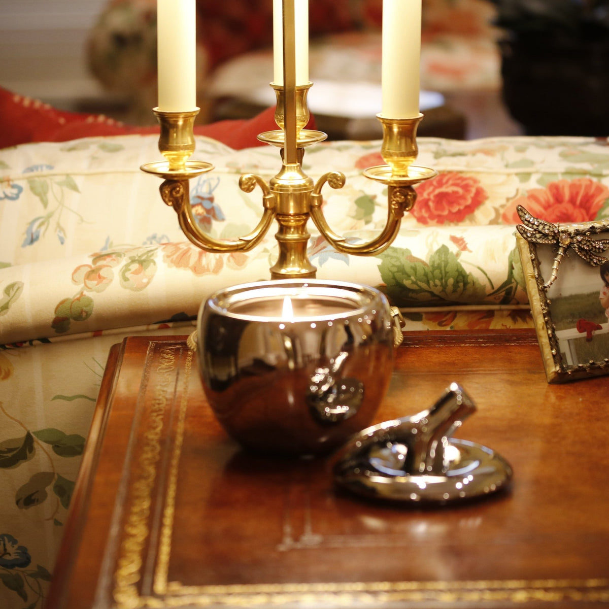 Silver Malus Apple Candle - Che Cose Belle