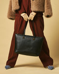Simona (black) - Italian calf leather women's shoulder bag - Che Cose Belle