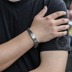Simple Cross Prayer Men's Bracelet - Che Cose Belle