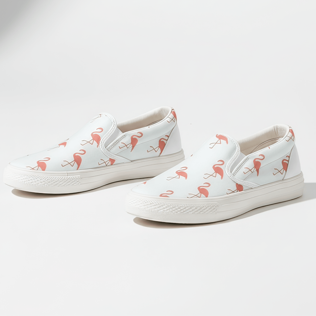 Simple Flamingo Slip Ons - Che Cose Belle