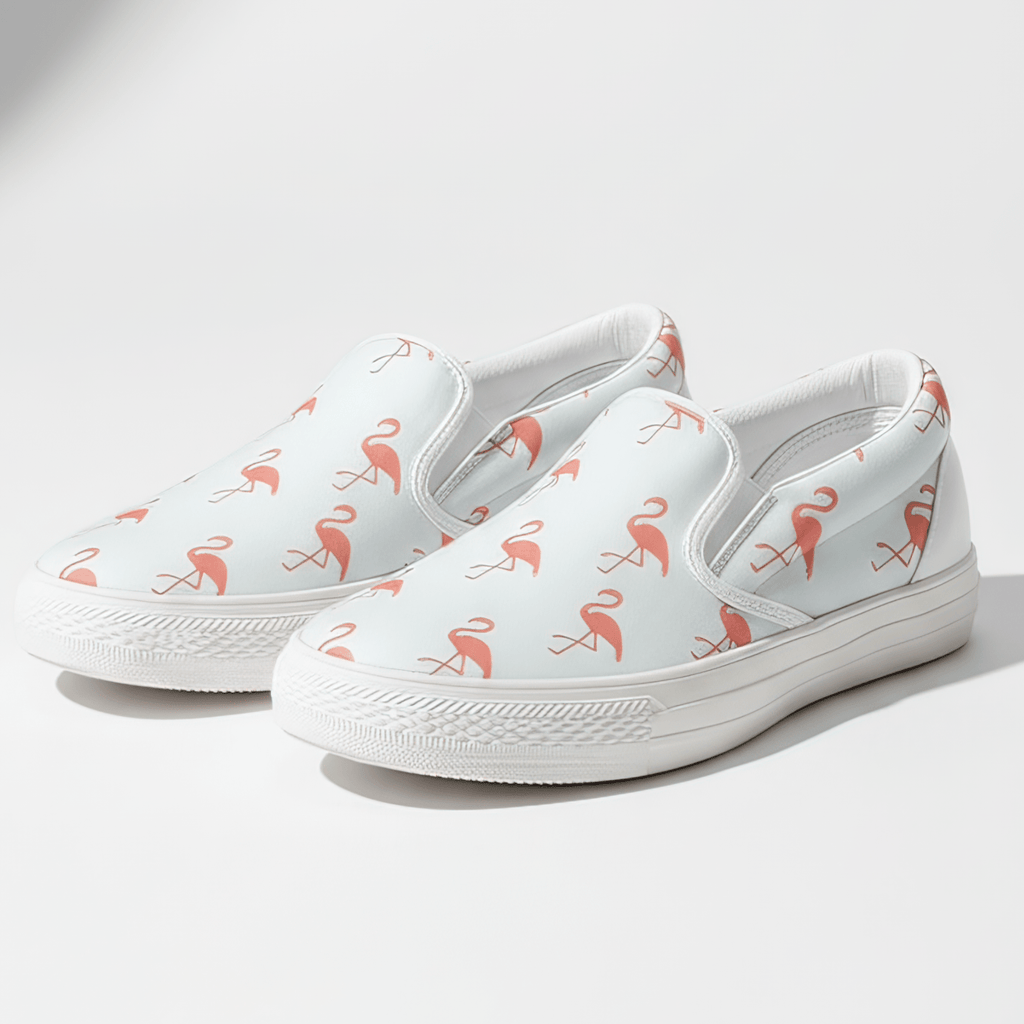 Simple Flamingo Slip Ons - Che Cose Belle