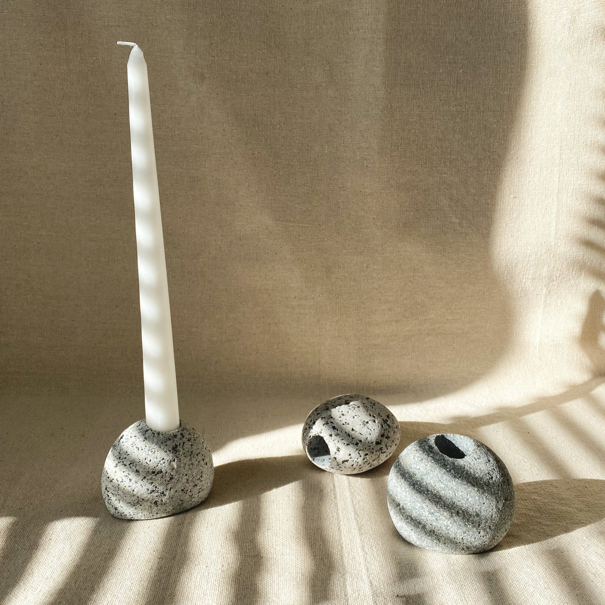 Single Stone Candleholder - Che Cose Belle